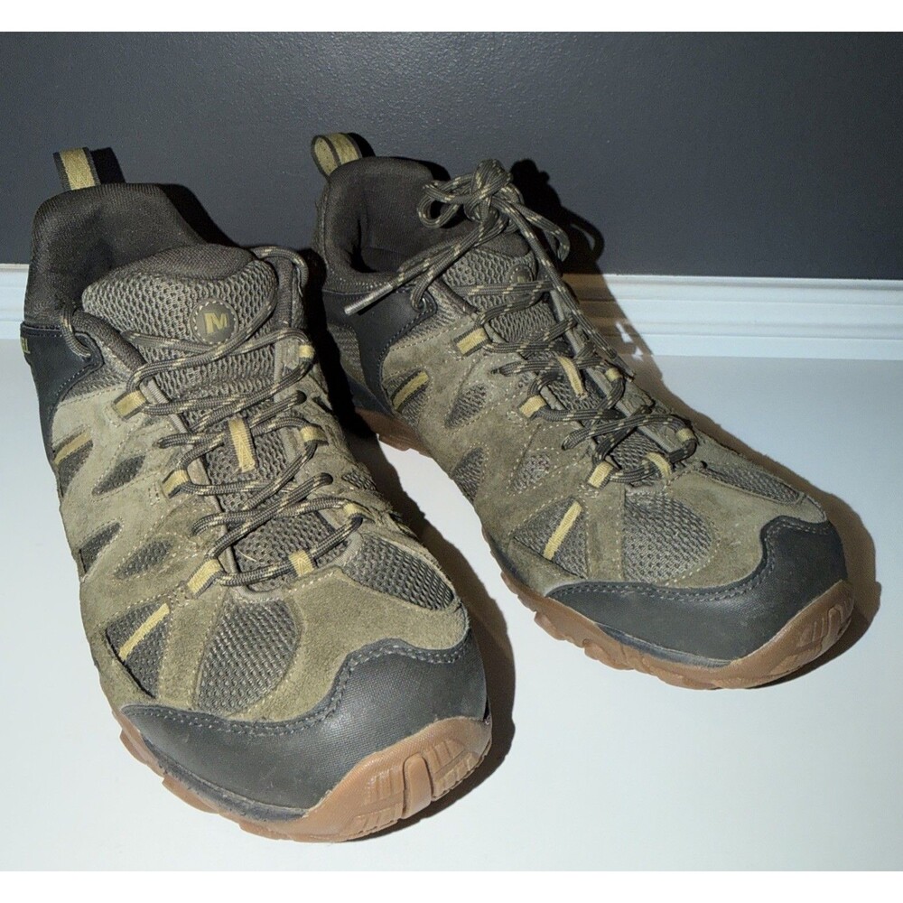 Merrell Deverta 2 Men's Hiking Shoes Olive Moss US 11.5 J034697 Outerwear Shoe